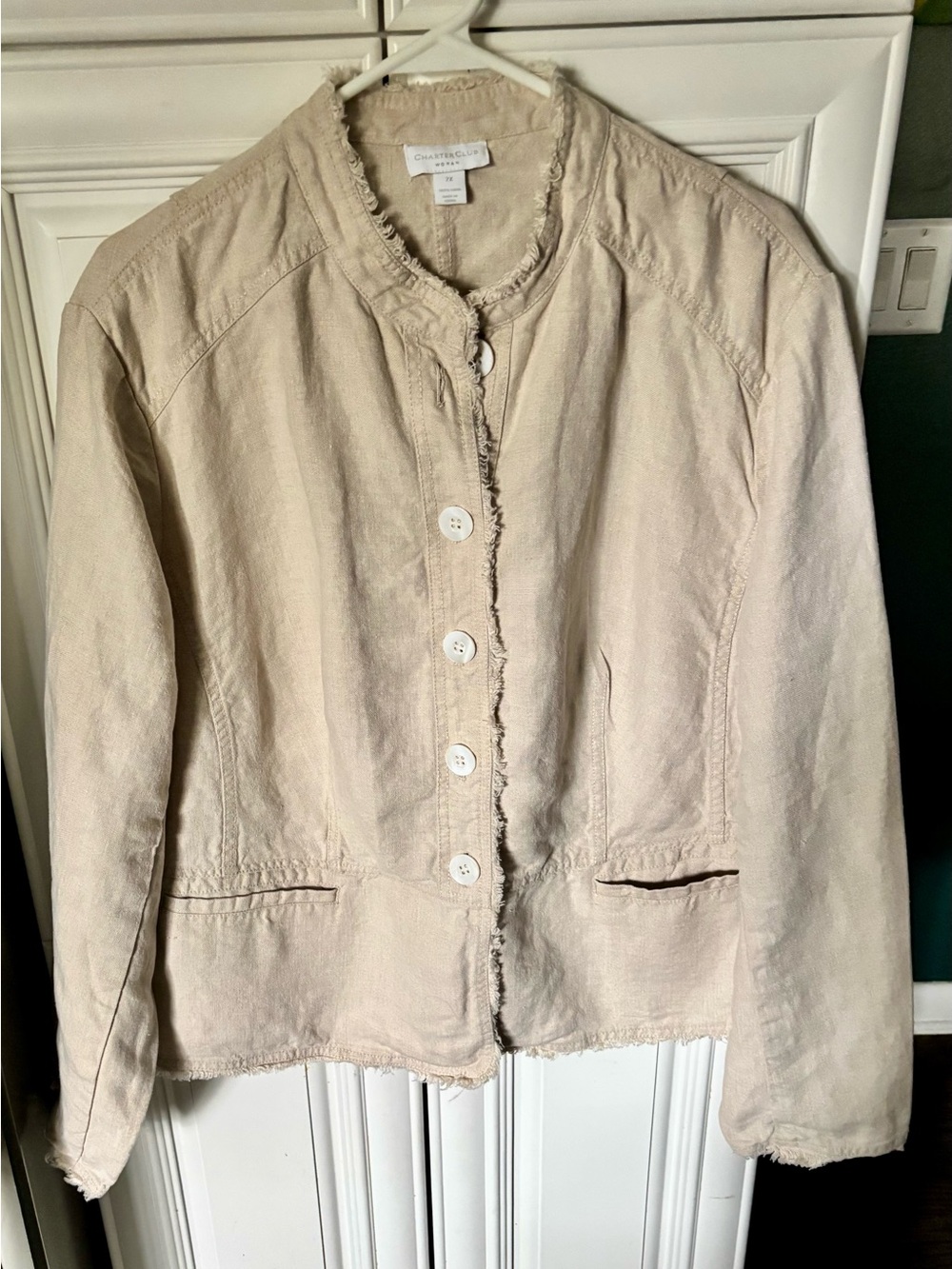 Linen jacket by Charter Club 2x